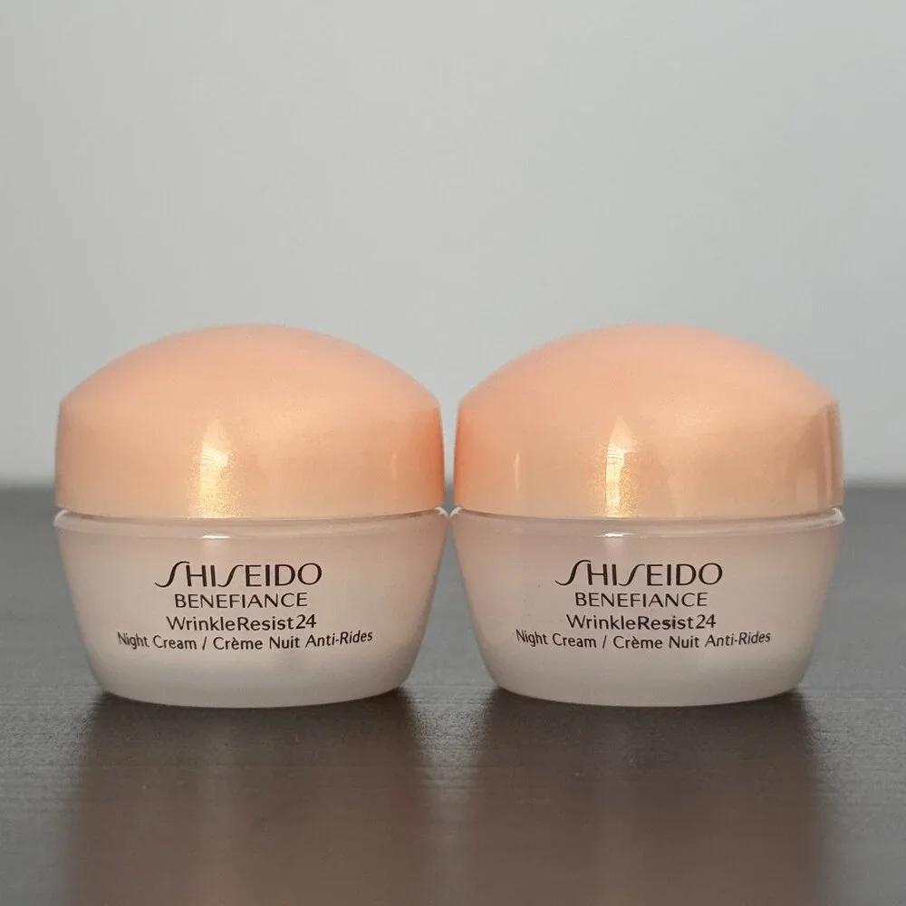 Shiseido Benefiance WrinkleResis24 Night creams Travel size (Set of 2)